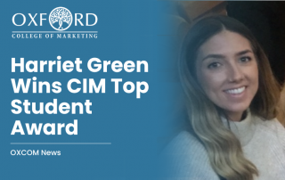 Harriet Green Wins CIM Top Student Award