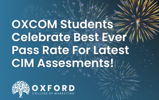 OXCOM Students Celebrate Best Ever Pass Rate for Latest CIM Assessments